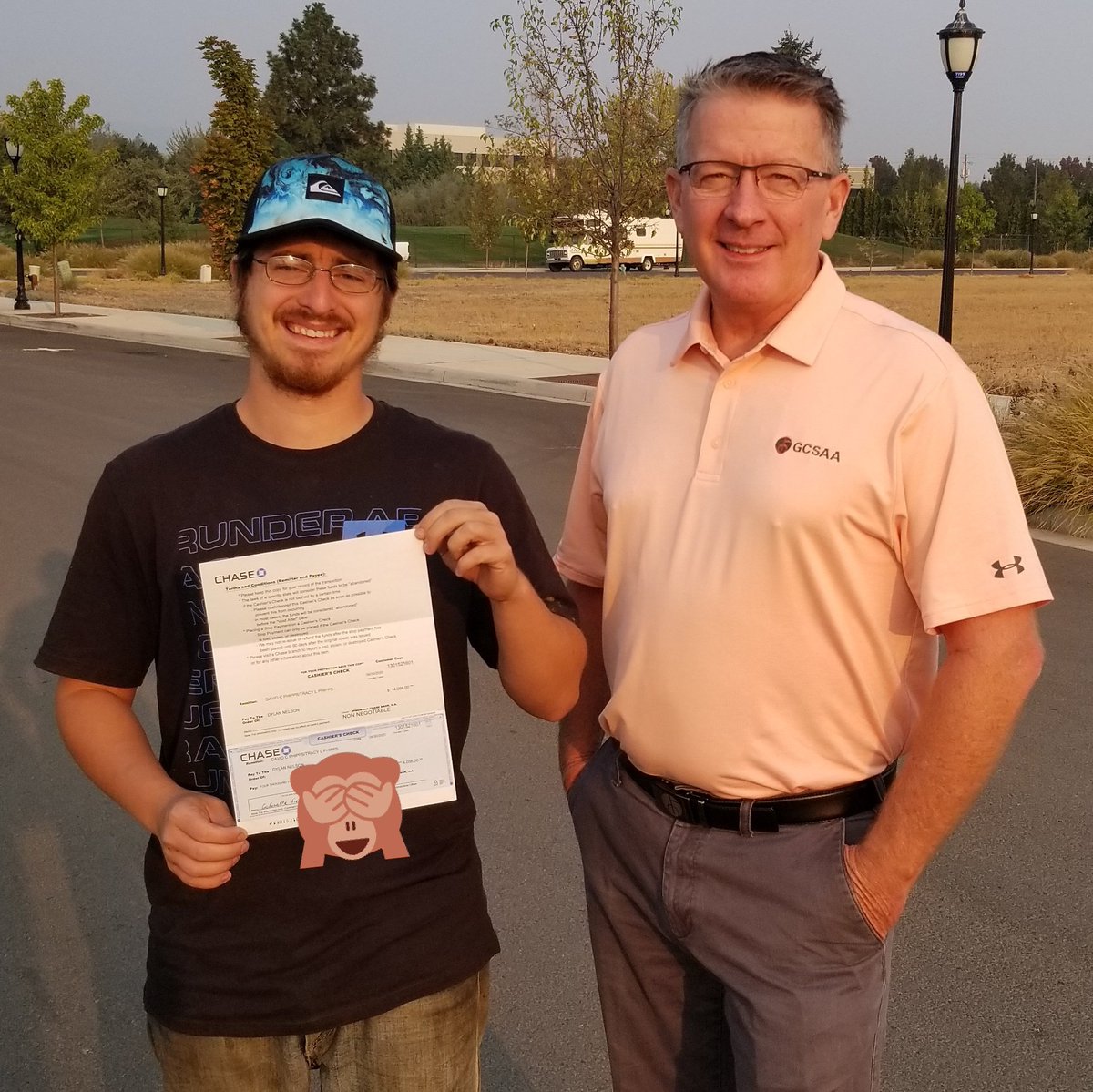 GCSAA_NW's tweet photo. So honored and humbled to be a part of helping these families in Southern Oregon. Their resilience and charicter simply astounds me after enduring such a loss. Thanks to all who helped make this happen! #SouthernOregonStrong #OregonFires https://t.co/MxQ1VGIXOG