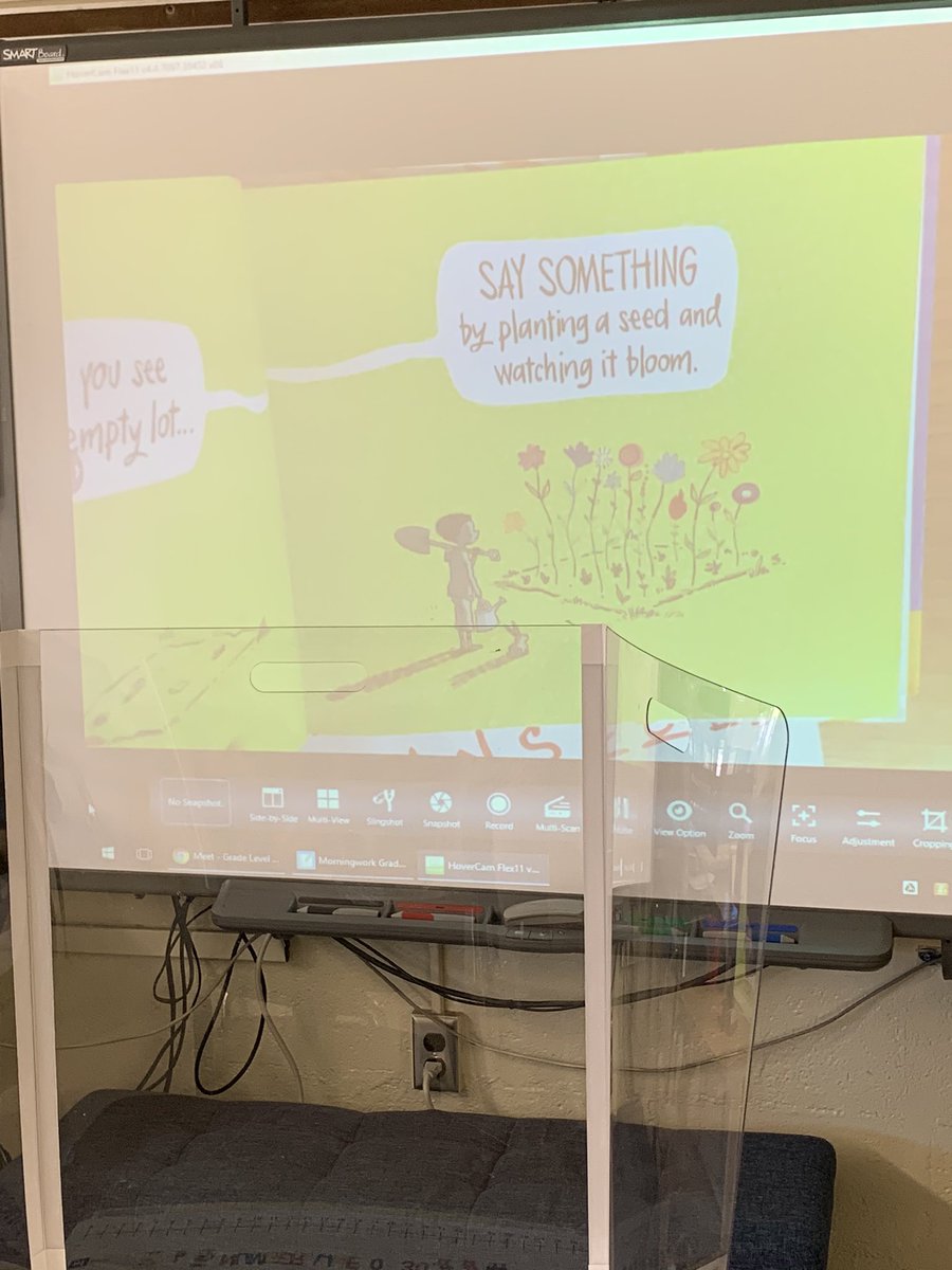 Look who came back to read Say Something by Peter H. Reynolds! We got a double secret reader surprise! ❤️<a href="/WWP_Dalers/">WWP_Dalers</a> @peterhreynolds