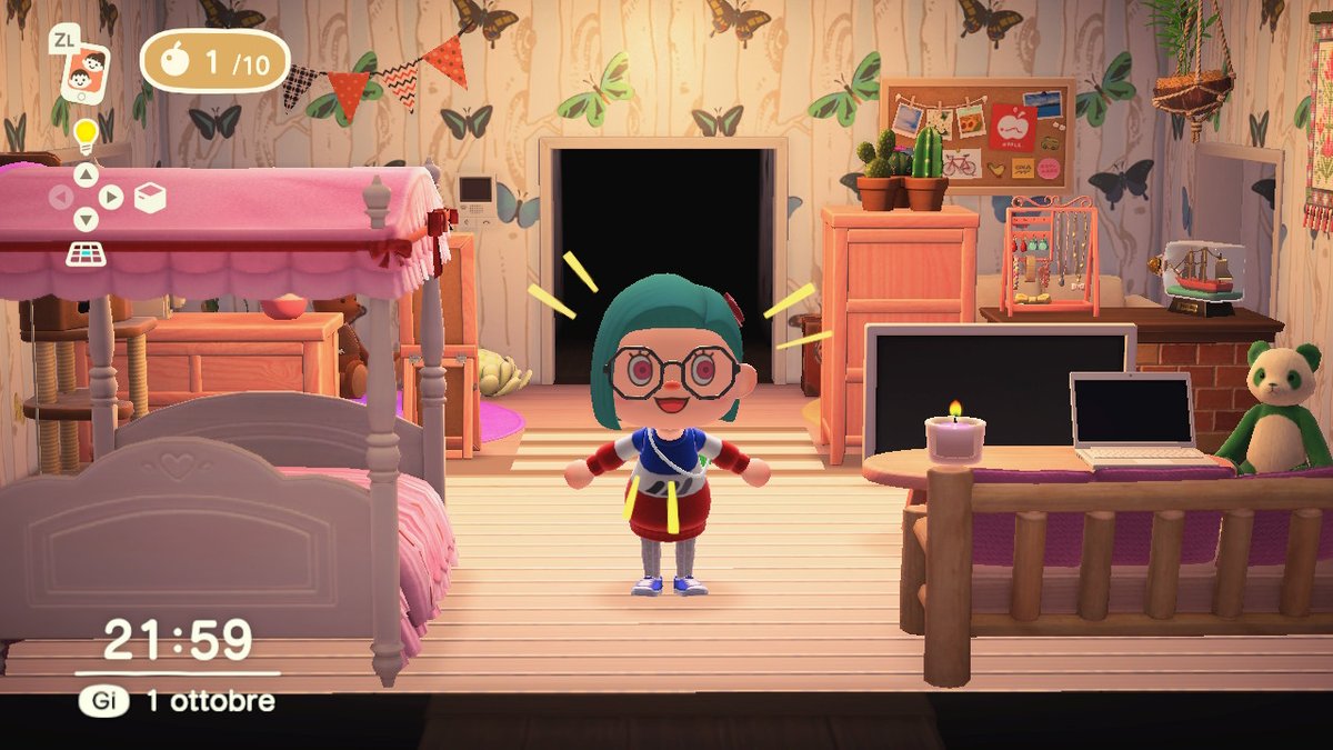 VioletAyane's tweet photo. New look for # Halloween :3
 #AnimalCrossing #ACNH #NintendoSwitch https://t.co/0efPp9H2Bs