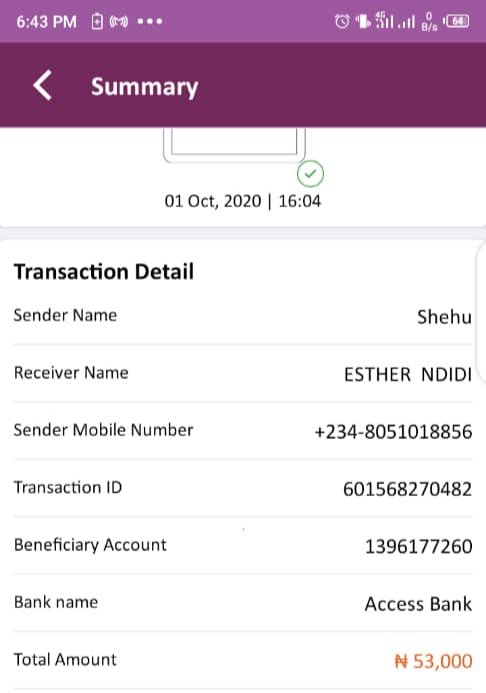 233upperlink's tweet photo. @ojoolakunle3 @NOWNOWNigeria @cenbank @access_more @myaccessbank @PoliceNG @SaharaReporters  Esther Ndidi 1396177260 access bank account did a fraud of 53000 the cash she drop change to 10 and 5 note please help freeze the account https://t.co/eBifaJ0Kv4