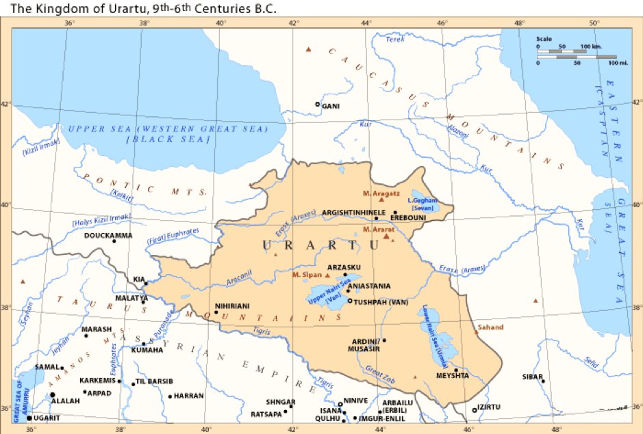 They were under continuous fight with the Mesopotamia, being defeated and subjugated many a time, ultimately falling to the Medes after it is considerably weakened by the continuous Cimmerian and Scythian raids.