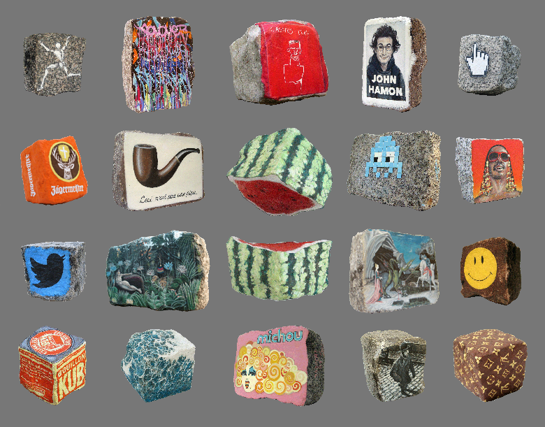 jaspert's tweet photo. Pave de Paris / street art, urban art or contemporary art ? / Toulouse-Lautrec, Smiley, Basquiat, Hand Cursor, Twitter, Matisse, Stevie Wonder, Watermelon, Louis Vuitton, John Hamon, Jagermeister, Mesnager, JonOne, Paolo Ucello, Magritte
https://t.co/gz9zaSIae6 https://t.co/01r4UeglcV
