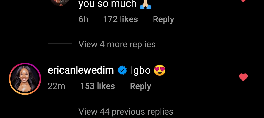 See your people, They've moved it to IG😁🚀

She just Dropped a comment on Baby B's post.

#IndependenceWithErica 
#IndependenceDaywithKidd