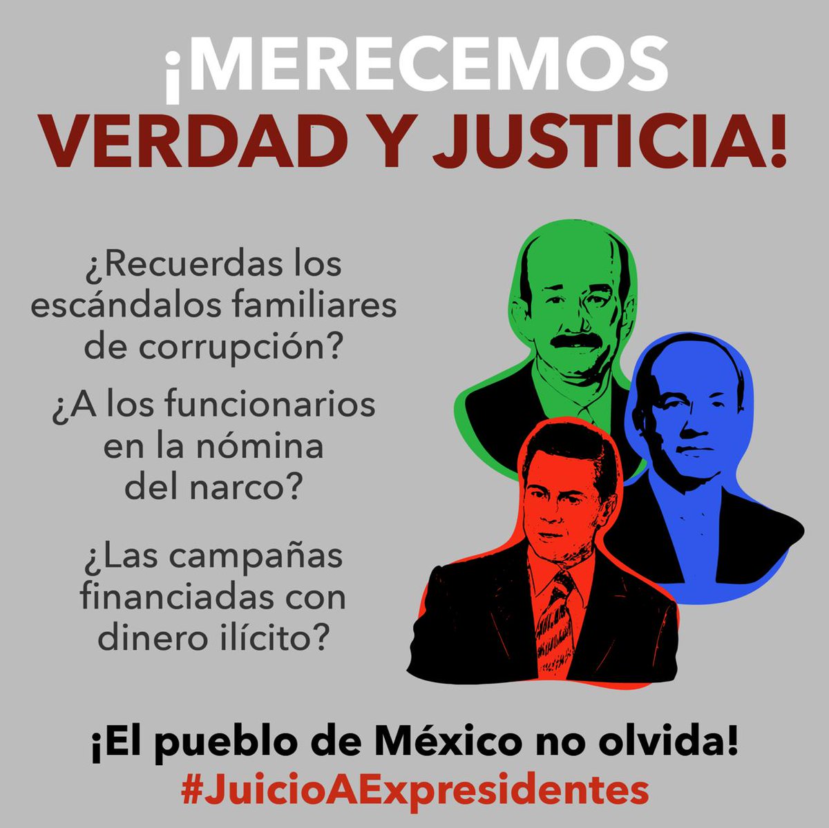 DiputadosMorena's tweet photo. ¡El pueblo de México merece verdad y justicia! La consulta sobre #JuicioAExpresidentes sí va. https://t.co/35Ujso13zo