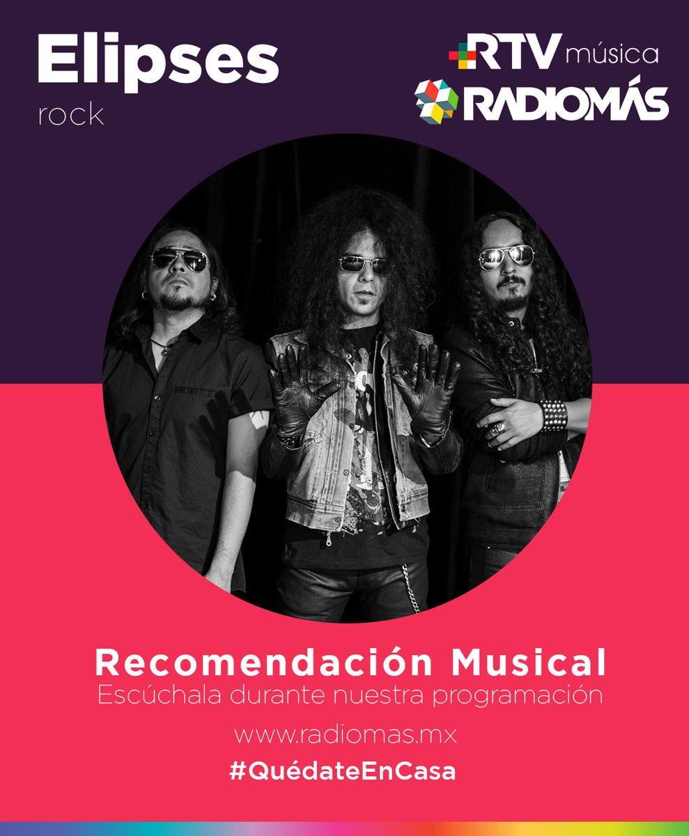 RADIOMASRTV's tweet photo. Esta semana el #rock veracruzano se hace presente en nuestra estación, escucha a @Elipsesband en la Recomendación de la semana. #TuMusicaAlAire @RTVmusica https://t.co/6KUTX8ApHn https://t.co/l0i2m6ivQM