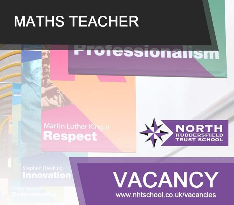 Vacancy: Maths Teacher
(Second in department) come join our exciting team 😀 <a href="/NHTSchool/">NHT School</a> <a href="/Tes_Maths/">Tes_Maths</a>
Find out more
nhtschool.co.uk/about-us/vacan…