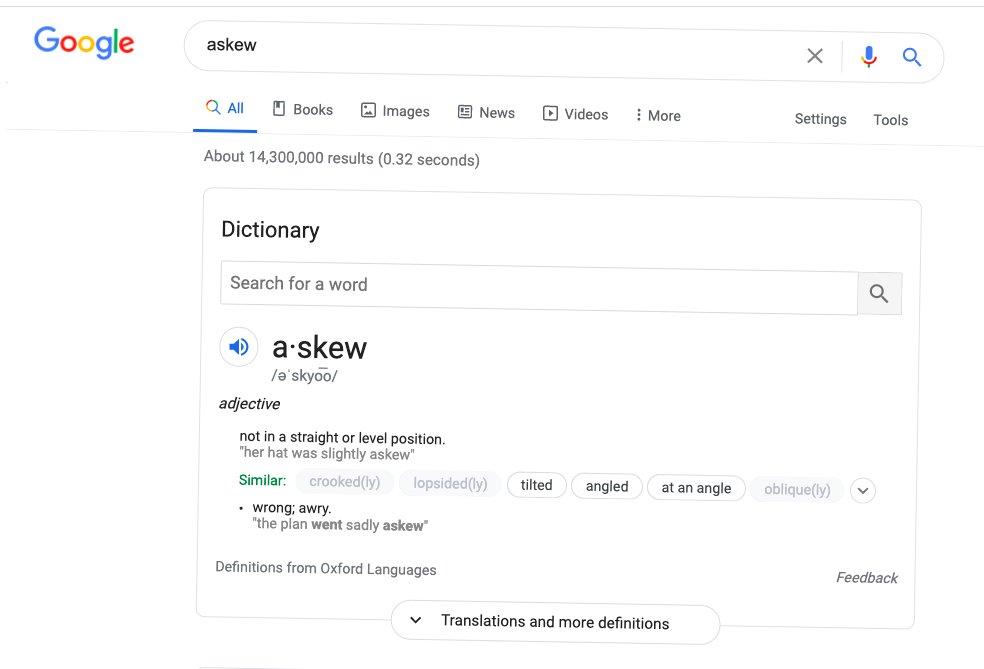 TheDocHoff's tweet image. Hilarious, Google. Like I&apos;m not already on edge. #Googletricks is apparently a thing.