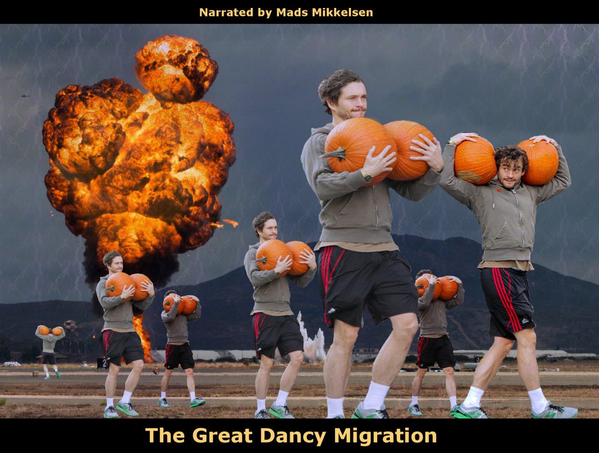 amedawg18's tweet photo. @Hello_Tailor @MaraWilson PUMPKIN DANCY! One of my very favorite autumn traditions. ππ
#PumpkinDancy #HughDancy #Hannibal
Source for the fourth image: https://t.co/nI52BAPIeL
If you like your Pumpkin Dancy with art πΌ : https://t.co/WjmZLT5hMl https://t.co/kU6lOWyOBt