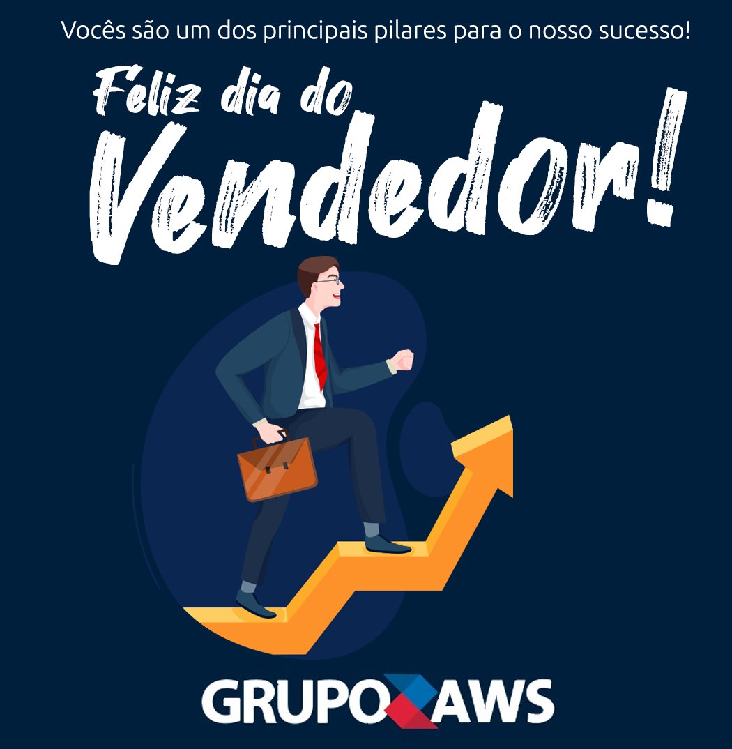 xdntravel's tweet image. 01/10 - Dia do vendedor.
Parabenizamos todos os vendedores pela parceria e dedicação!

#GrupoAWS #DiaDoVendedor #Sucesso
⠀