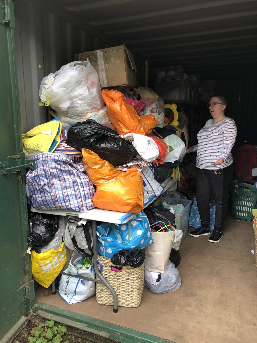 SmallProjectUK's tweet photo. Thanks to your INCREDIBLE support and generosity, we have a mountain of sorting to get through!!! Thank you all so much!!!!!!!! #makeasmalldifference https://t.co/r7aqXy3Tzq