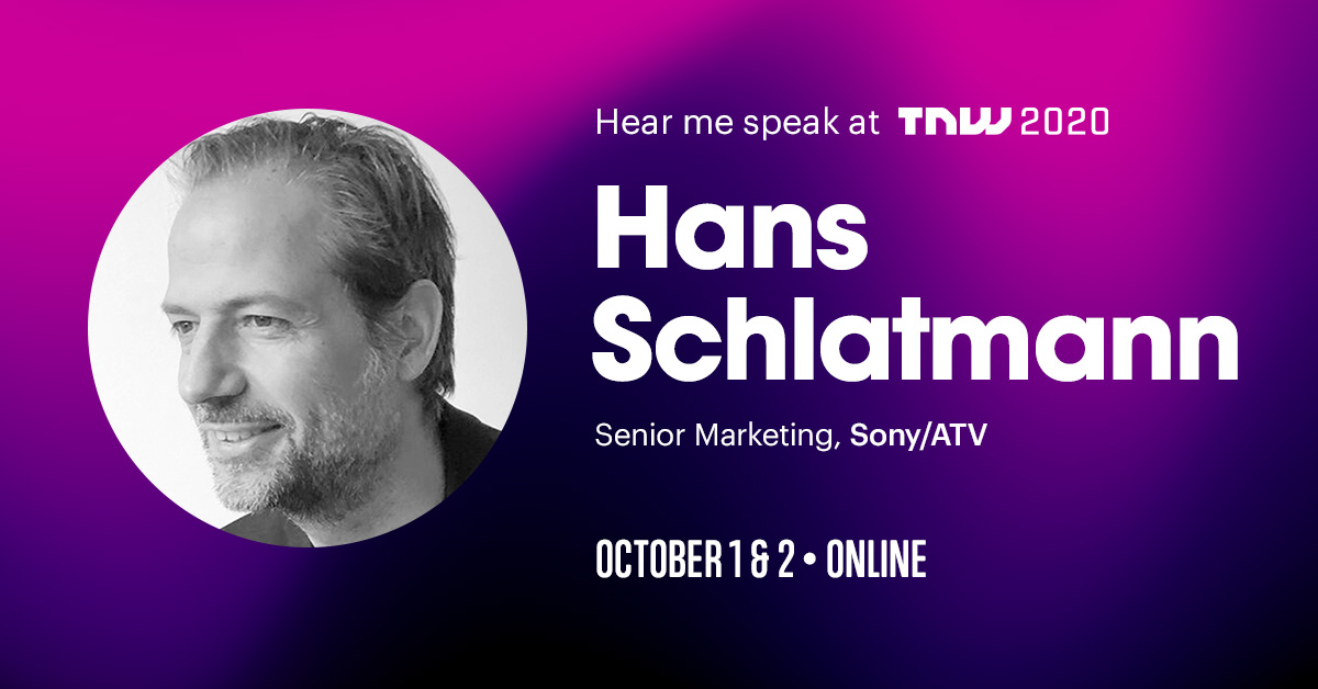 Looking forward to 'Unlock The Brand Power Of Artists And Songs' at The Next Web 2020 tomorrow!
#tnw2020 #sonyatv #brandsandmusic #sync <a href="/thenextweb/">TNW</a>