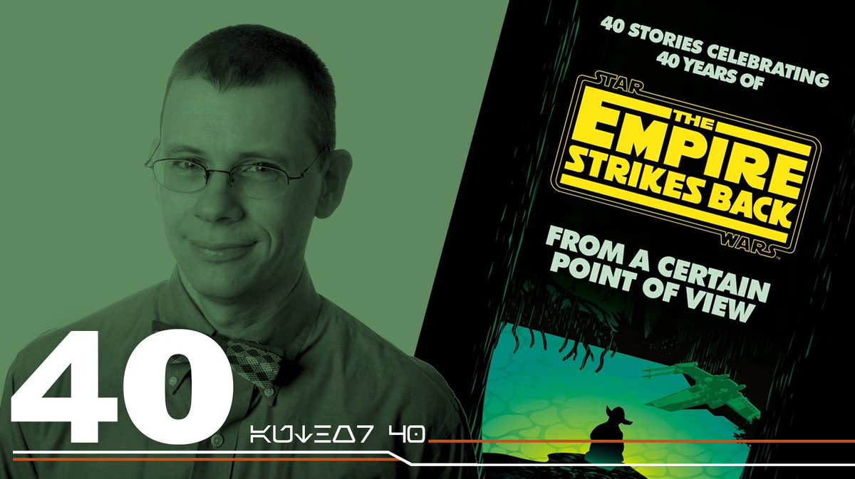 We’re kicking off our 40-day countdown to  #FACPOVStrikesBack with our first author spotlight! Tom Angleberger is well known for his  @OrigamiYoda series and he wrote a short story in  #StarWars The Clone Wars: Stories of Light and Dark 