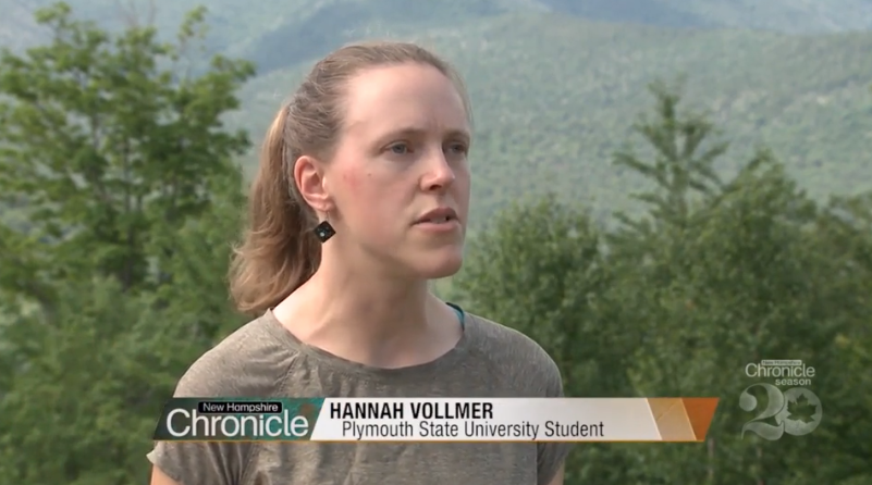 PlymouthState's tweet photo. .@NHChronicle features Hannah Vollmer ’21G on her research of the rare alpine plant in the White Mountains of NH, robbins’ cinquefoil, which exists nowhere else in the world but above the tree line in the #WhiteMountains. https://t.co/trQIdeQIvJ https://t.co/vlLVUHHieh