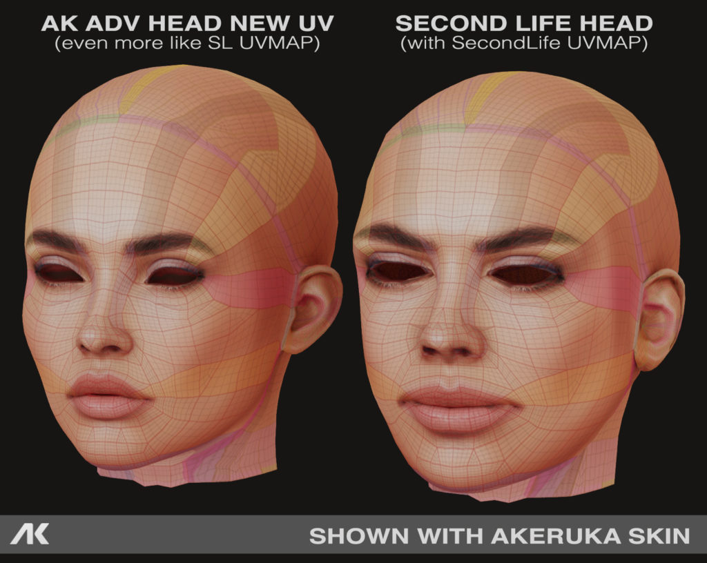 AKERUKA's tweet photo. Hi ladies,a very important news for you, we will be doing SOON a Very important UPGRADE on all Advanced heads, they will follow Even more Secondlife UV, so our life will be easier on Secondlife, easier to find Skin appliers! https://t.co/xeoNThxEDX https://t.co/sLsFfwy76S