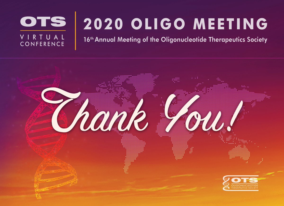 OTSociety's tweet photo. We can't say thank you enough for making this year's 2020 OTS Virtual Conference such a success. Thank you to all our sponsors, speakers, exhibitors and all of you who took the time to attend. We look forward to seeing you again next year! #OTSvirtual https://t.co/L6VAUXALsS
