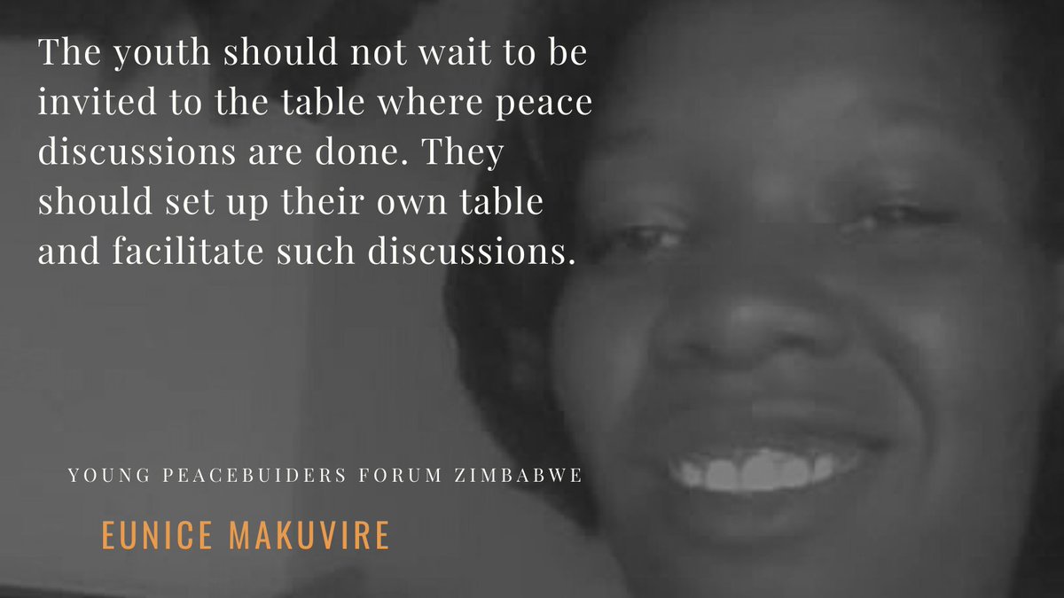 ZimbabweOn's tweet photo. Young people can lead and actively participate in the peaceful transformation of conflicts and work towards building a culture of positive peace.  @ZYWNP @NPRCZim @UNDPZimbabwe @WilliamTsuma https://t.co/yTj44fA3DM