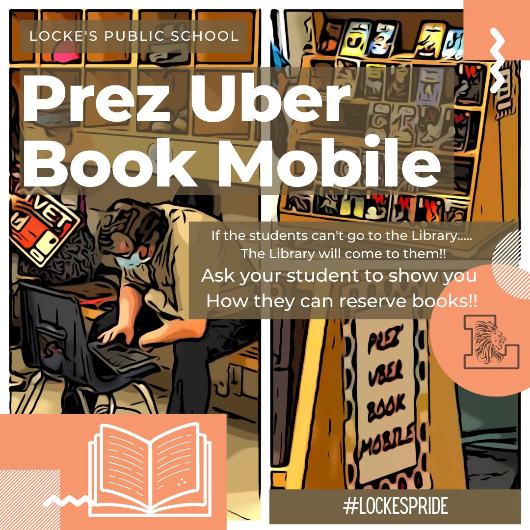 LockesPVA's tweet photo. Ask your student to show you how they can reserve books!  #PrezUberBookMobile #LockesPride @apreston007 @Lockes22 https://t.co/mJCb4paUS4