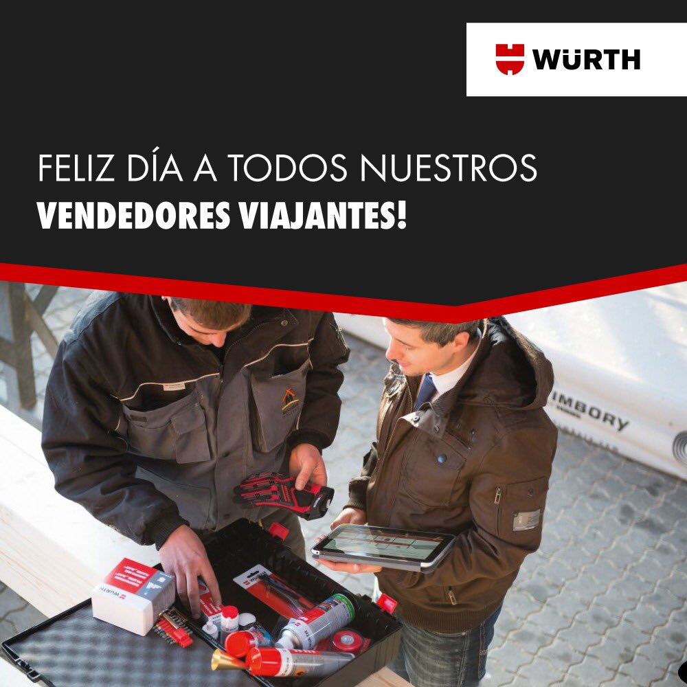 🚗Día del vendedor viajante🙋🏻‍♂️

👉🏻Hoy queremos desearle a nuestro equipo de profesionales, un muy feliz día❤️

🇦🇷Gracias por recorrer el país realizando su trabajo con tanta dedicación y esfuerzo🙌🏼

#Wurth #WurthArgentina #DiaDelVendedorViajante #VendedorViajante #Vendedor #1Oct