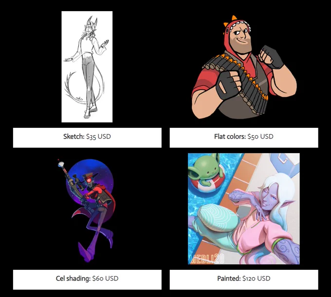 Opening 3 more slots for commissions! Prices are still in the experimental stage so they are subject to change between this batch and the next one.

Reply to this post with the phrase "green bean" if you'd like to reserve a slot.

More info here: https://t.co/NFI0Xtb3Xy 