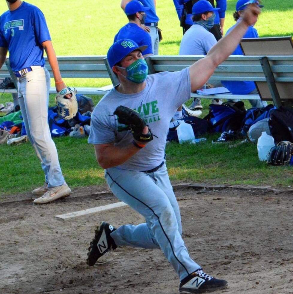 Alum @christoberbeac1 on the bump for <a href="/SalveBaseball/">Salve Baseball</a>