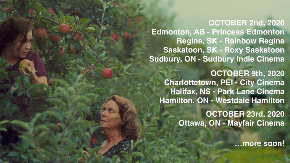 PLAYING IN CANADIAN CINEMAS THROUGHOUT OCTOBER!