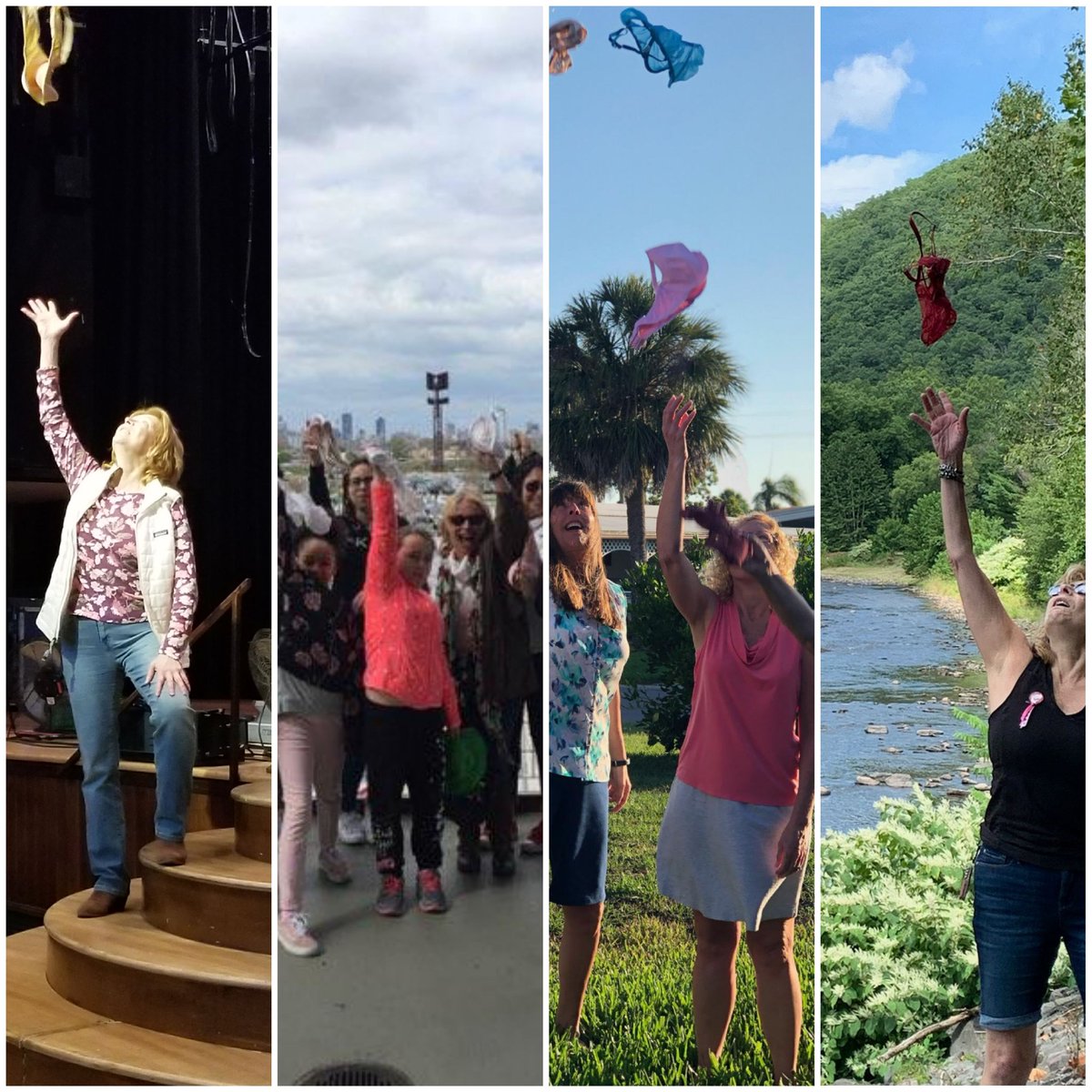 PinkBraUSA's tweet photo. Wherever you are. Wherever you live. Get your toss on. Celebrate breast health! #pinkbratoss October 11, 2020 #ilovemyboobs https://t.co/NvORriBNgh