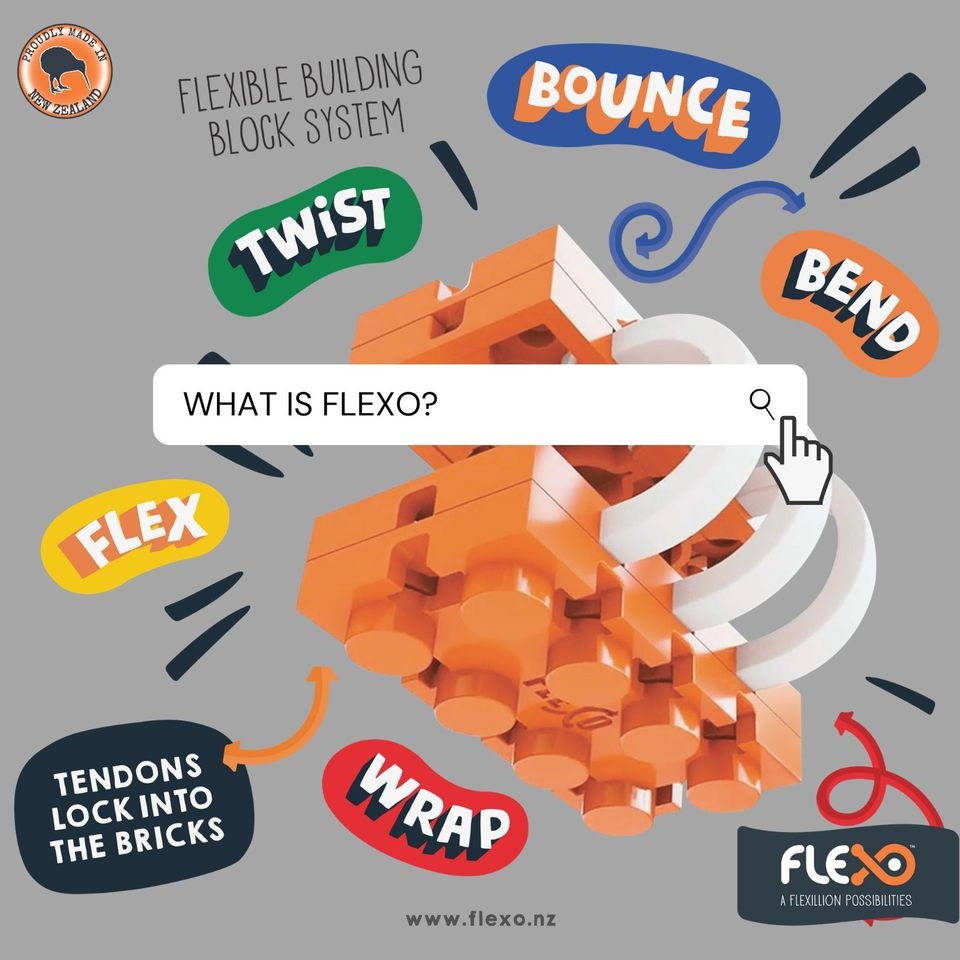 Flexo_World's tweet photo. New to the Flexo Fam, or have no idea what we can do?

We are The World’s ONLY Flexible Brick System. From just FOUR types of Bricks and 4 Tendon lengths you can truly flex your imagination and create designs you never thought possible. We're compatible w/ major brick brands too! https://t.co/nRJ3Ve6sgM