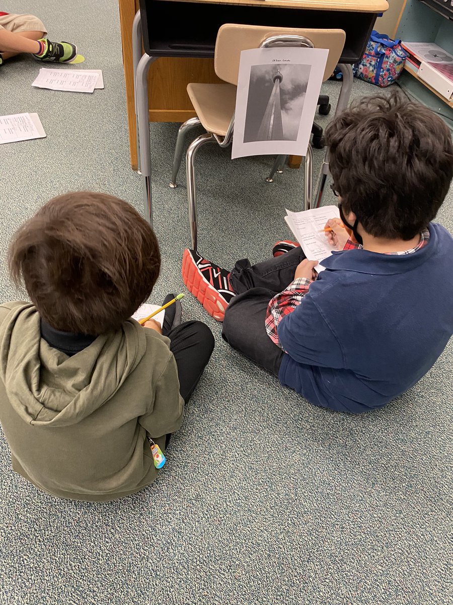 EducatorAngelaW's tweet photo. We did a Landmark Gallery Walk today for Social Studies! We had such a fun time comparing man-made and natural landmarks! These third graders are the bomb dot com. #vcs2020 @FriendshipVCS #thirdistheword https://t.co/cFbWBUAkBR