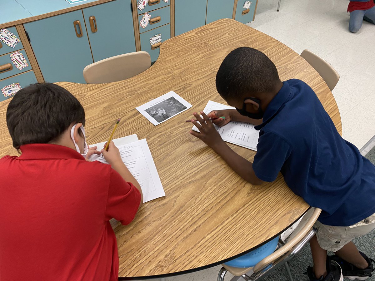 EducatorAngelaW's tweet photo. We did a Landmark Gallery Walk today for Social Studies! We had such a fun time comparing man-made and natural landmarks! These third graders are the bomb dot com. #vcs2020 @FriendshipVCS #thirdistheword https://t.co/cFbWBUAkBR