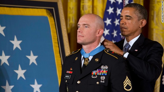 18) Sgt. Ty Carter's heroic efforts to save Mace, trapped outside the truck and severely wounded, earned him a Medal of Honor as well -- the first time since Vietnam that 2 living servicemembers were awarded the MOH for the same battle.Mace did not ultimately survive.