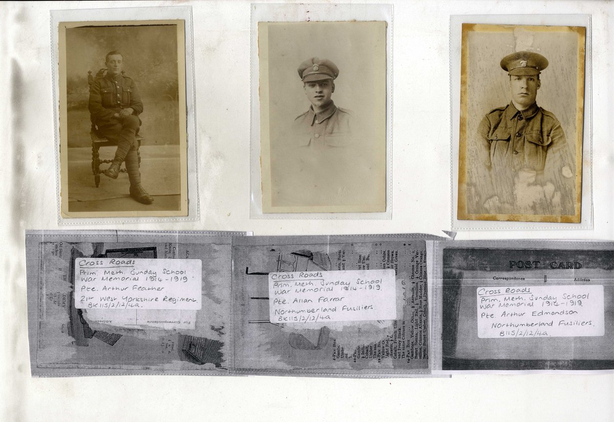 2/ quality image from Keighley Library, but nobody knew what had happened to it. Some years later a library staff member discovered a stack of photographs in an archive box and contacted us. These were the missing photos from this lost memorial! Apparently the memorial had...