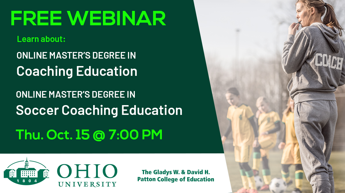 Ohio Online Masters In Coaching Education Programs Ohiocoachinged Twitter