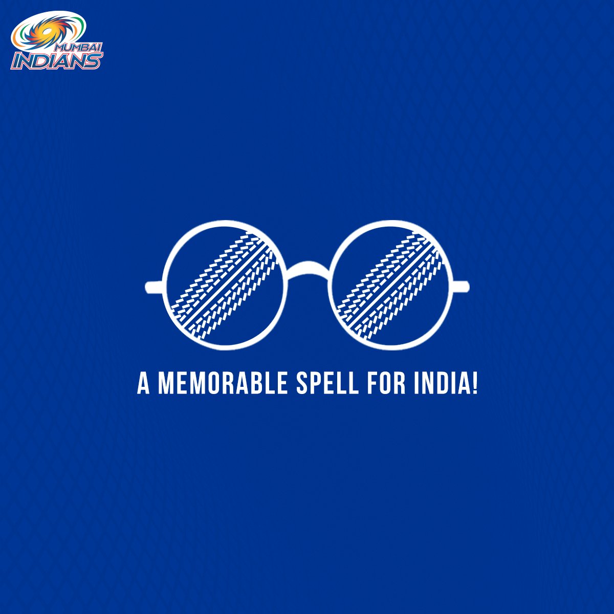mipaltan's tweet photo. To the spell that ensured a win for India 🇮🇳

#GandhiJayanti2020 https://t.co/AbfZbzBD69