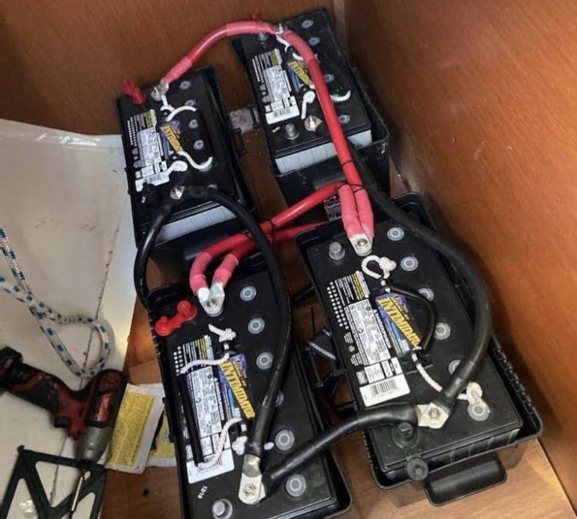 LimitlessYacht's tweet photo. Limitless installing battery bank for solar panels and a sailboat.

Call us at 754-223-2402

___________________________________

#limitlessyachtengineering #ftlauderdale  #yachting #boating #fishing #yacht #yachtlife #yachts #yachtclub #megayacht #luxuryyacht #yachting https://t.co/KkYfYcmNRN