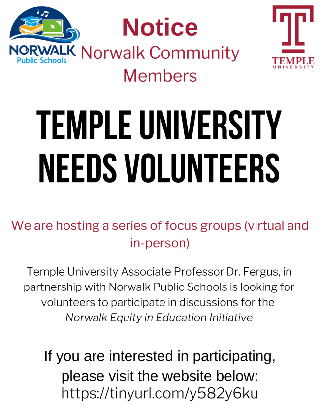 Norwalk Public Schools News &amp; Information - October 1, 2020 conta.cc/36nyUgb