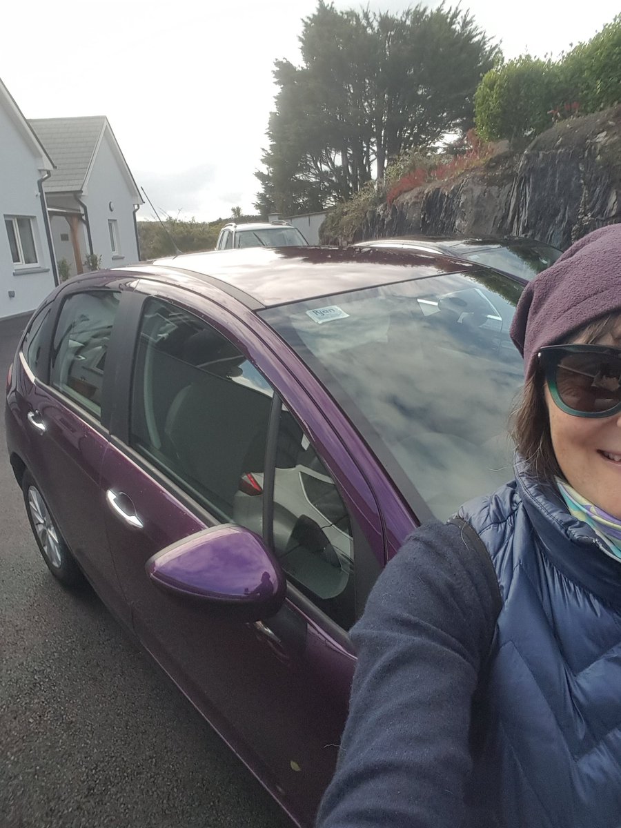 Muppetwriter's tweet photo. So I got a new car. (Looks like a grape with wheels) I love it. Teen boy child is morto.
Am thinking of naming it Gilbert or Bena (Ribena) Any thoughts?
.
.
.
#newcar #grape #querky #funride #wheels #Ribena #ilikedrivinginmycar https://t.co/QQlIo4Vykr