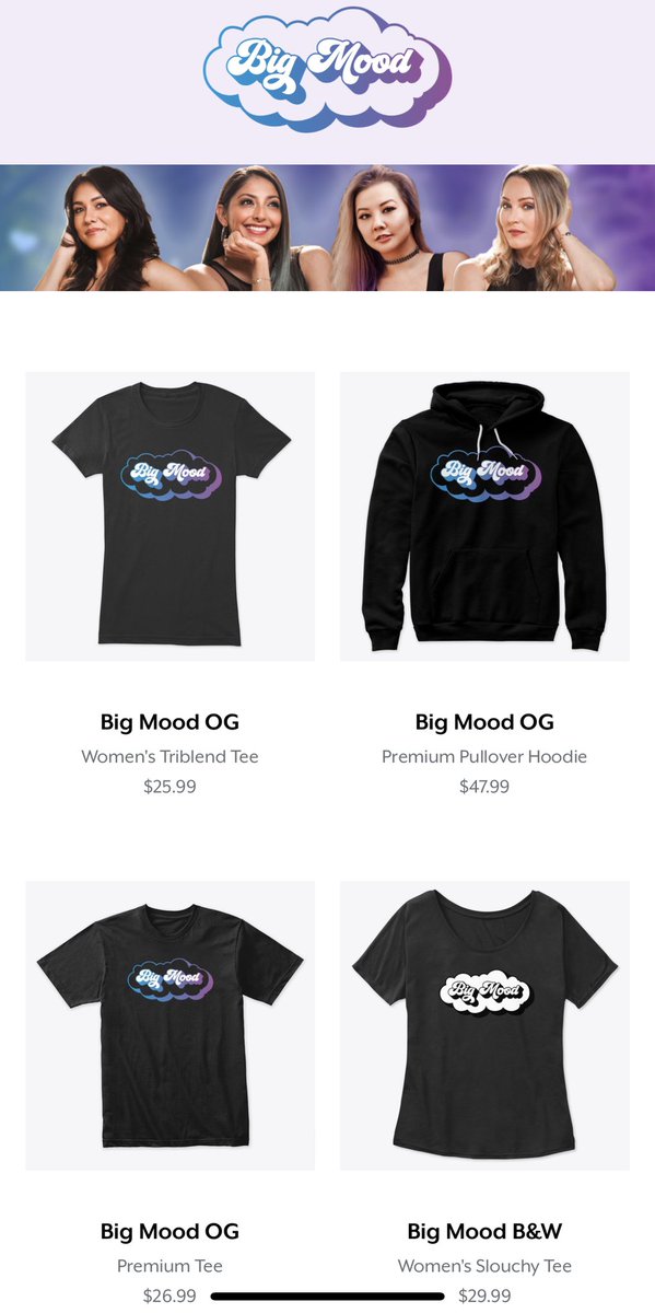 Gina Darling on Twitter "BIG MOOD MERCH! BIG MOOD MERCH! BIG MOOD