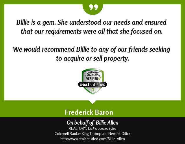 billierallen's tweet photo. I’m truly honored to have helped this client.  https://t.co/RIxniuXCPZ via @realsatisfied https://t.co/KpUFerCrN3