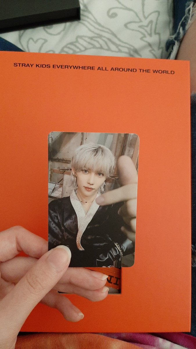 havenfeIix's tweet photo. hi i got both of my skz albums today and look who came home🥰🥰🥰 https://t.co/qiGFIkGhK5
