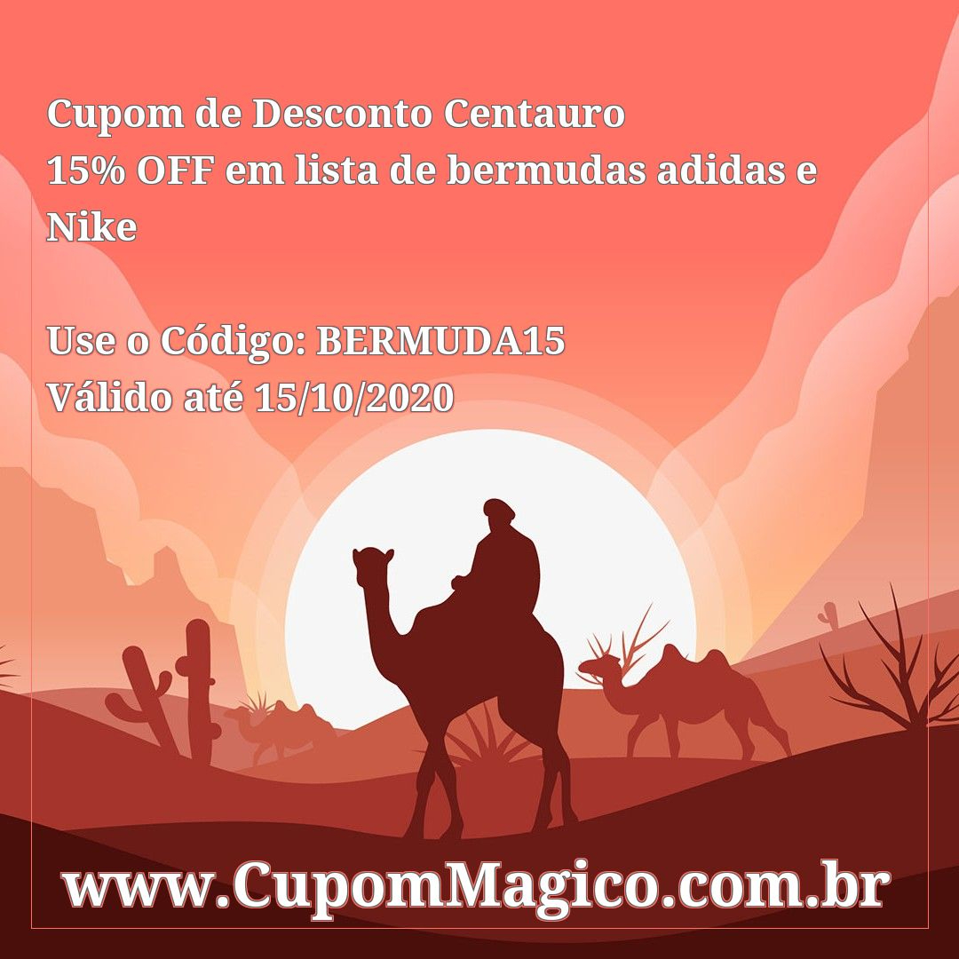 cupom desconto centauro adidas