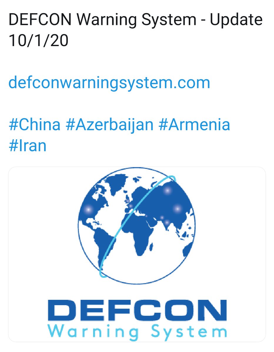 Evidence is mounting that China is developing an air leg for a nuclear triad, meaning that China will have the ability to deliver nuclear weapons by missile, sub, and air. China has also joined in military exercises with Russia. https://defconwarningsystem.com/2020/10/01/defcon-warning-system-update-10-1-20/