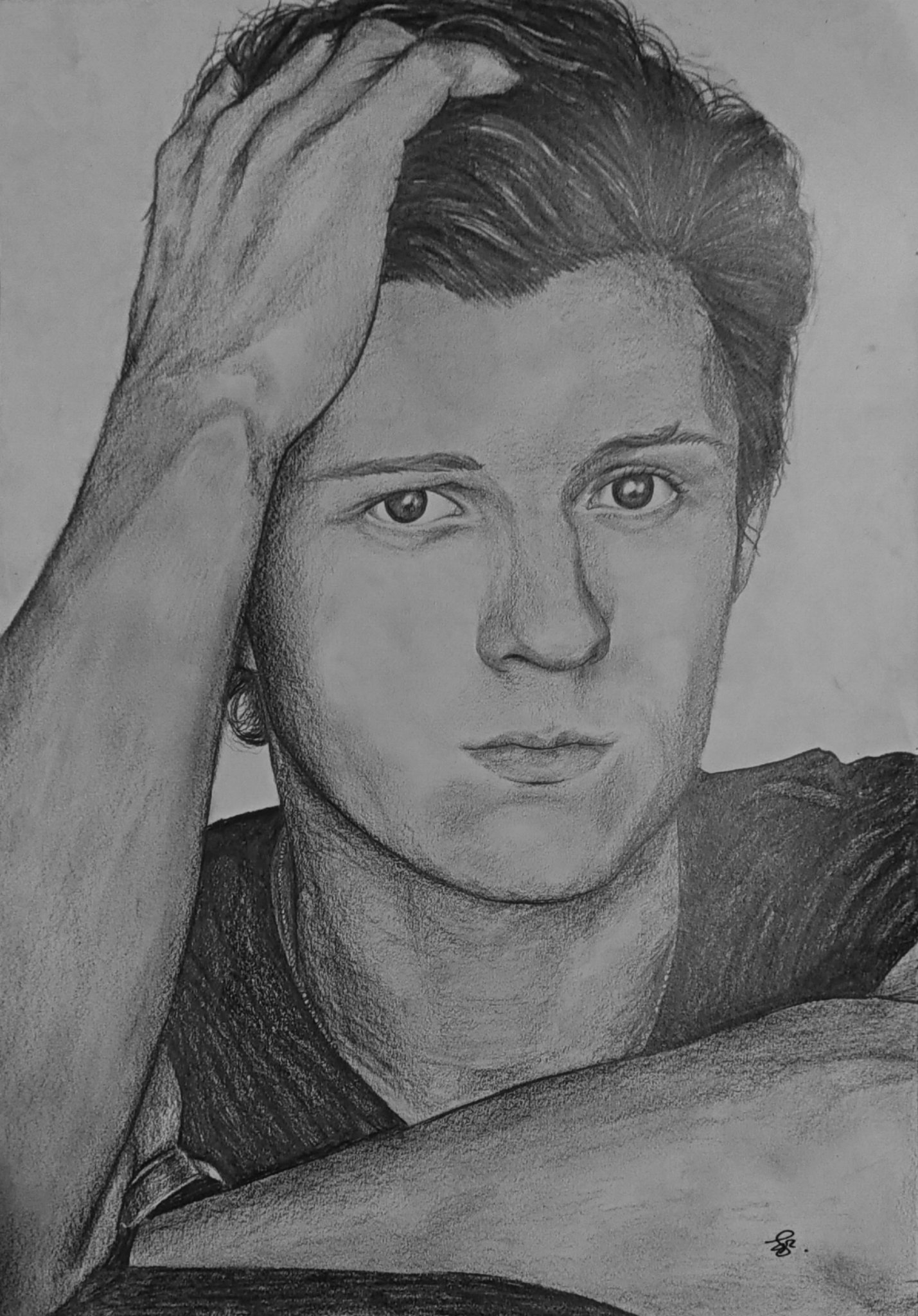 Tom Holland Drawing Pictures  Drawing Skill