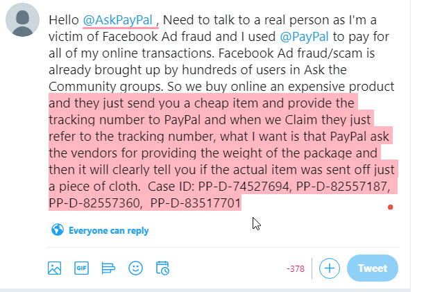 irsg86's tweet image. @AskPayPal @PayPal @PayPalCanada Dear, they sent me a rubix cube instead of a bicycle and now you are asking me to return, to get my refund. How fair is that, my return shipping cost is more than the order cost.
Please help #paypalstopfraud #paypalhelp Case ID: PP-D-74527694