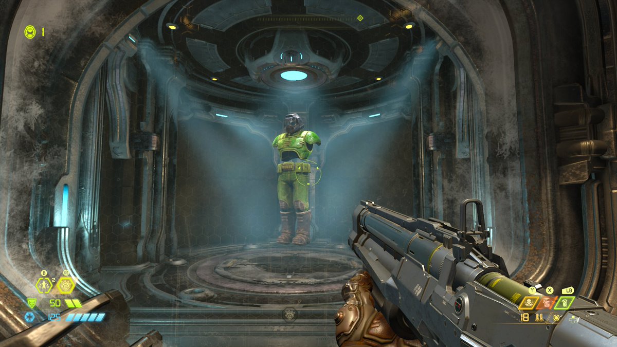 David84PD's tweet image. Necesito este traje urgentemente!! 😂 #DOOMEternal #XboxShare