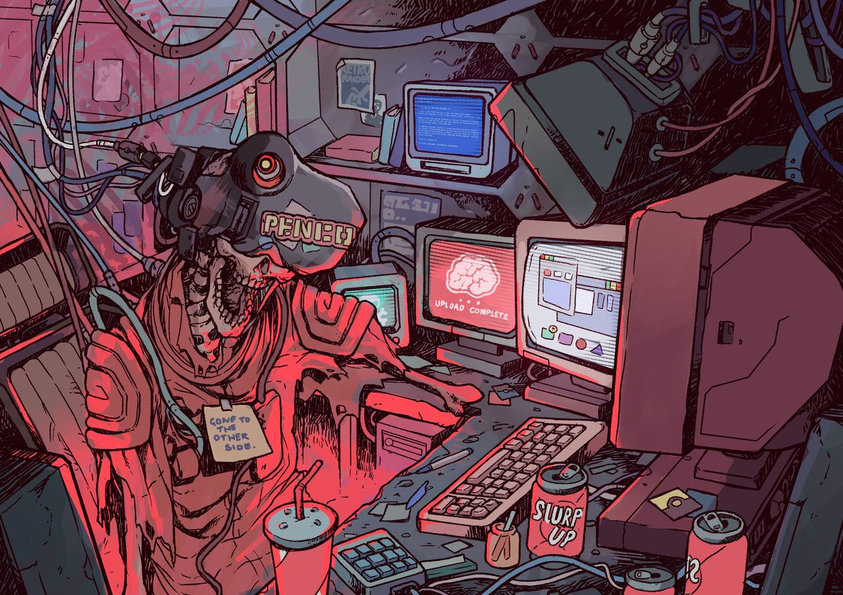 MackleNG's tweet photo. Addicted to the other side #Illustration #scifi https://t.co/3Zxh2Og76v