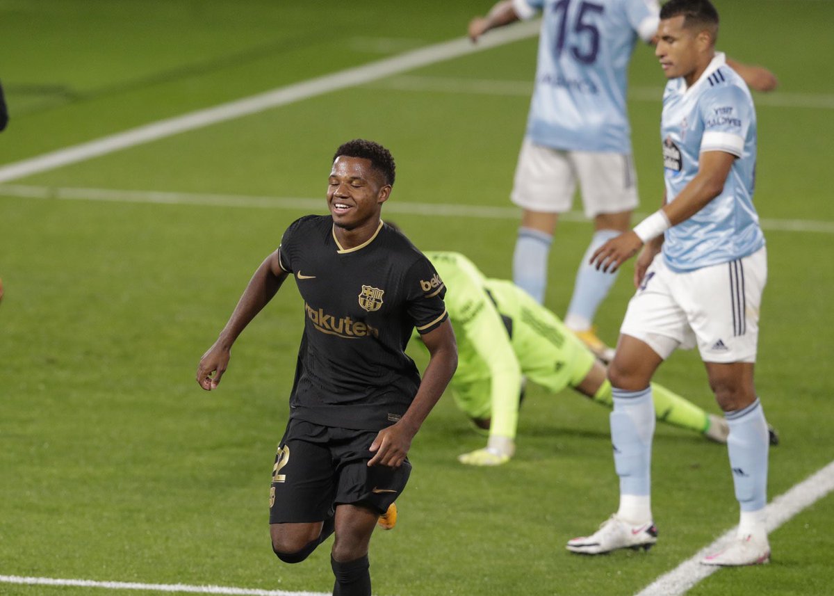 DeportesCuatro's tweet photo. 🧐⚽️ ¿Quién acabará la temporada con más goles? 
RT ANSU FATI
MG VINICIUS https://t.co/XkuHgXgY3F