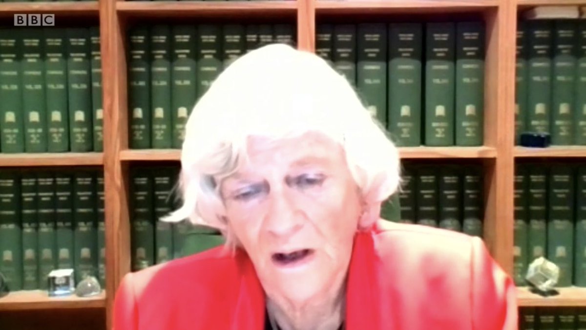 #BookcaseWatch Ann Widdecombe is a sucker for a good looking encyclopaedia salesman.
