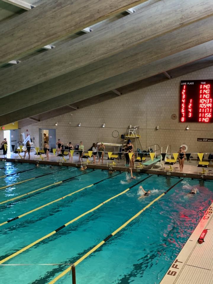 amityathletics's tweet photo. Girls swimming &amp; diving with their first virtual meet of the year vs. Cheshire https://t.co/8KCkwGhuJF