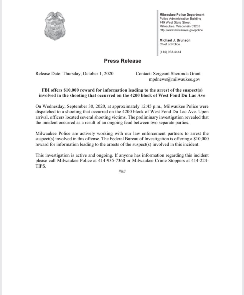 FBI offers $10,000 reward for information leading to the arrest of the ...