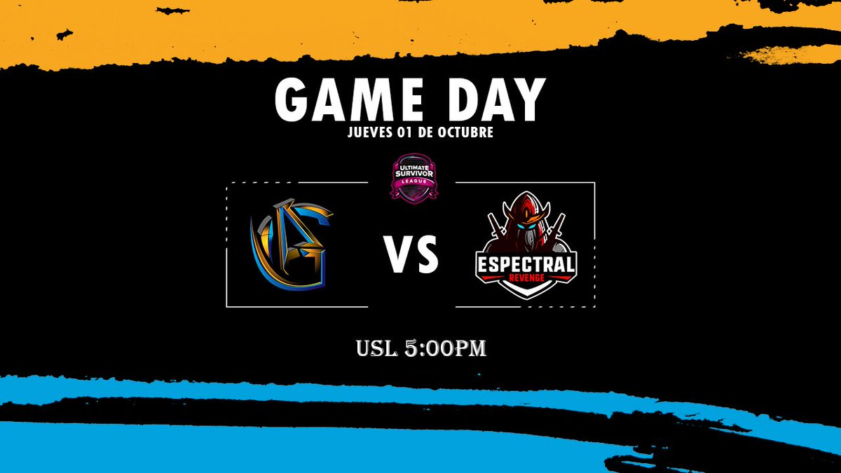 GA eSports (@gaesportsgg) on Twitter photo #CR || ¡MATCHDAY! ⚔
Empezamos el mes con la 2 jornada de la <a href="/USurvivorL/">Ultimate Survivor League</a>, vamos en busca de la victoria para llegar a los PlayOffs. Suerte a nuestros rivales.
🏆|<a href="/USurvivorL/">Ultimate Survivor League</a>
🆚️|<a href="/EspectralRev_GG/">Espectral Revenge</a>
⌚|5pm 🇲🇽🇵🇪 7pm🇦🇷
#ComeOnGuardians #GoGA ⚔ #CR || ¡MATCHDAY! ⚔
Empezamos el mes con la 2 jornada de la <a href="/USurvivorL/">Ultimate Survivor League</a>, vamos en busca de la victoria para llegar a los PlayOffs. Suerte a nuestros rivales.
🏆|<a href="/USurvivorL/">Ultimate Survivor League</a>
🆚️|<a href="/EspectralRev_GG/">Espectral Revenge</a>
⌚|5pm 🇲🇽🇵🇪 7pm🇦🇷
#ComeOnGuardians #GoGA ⚔
